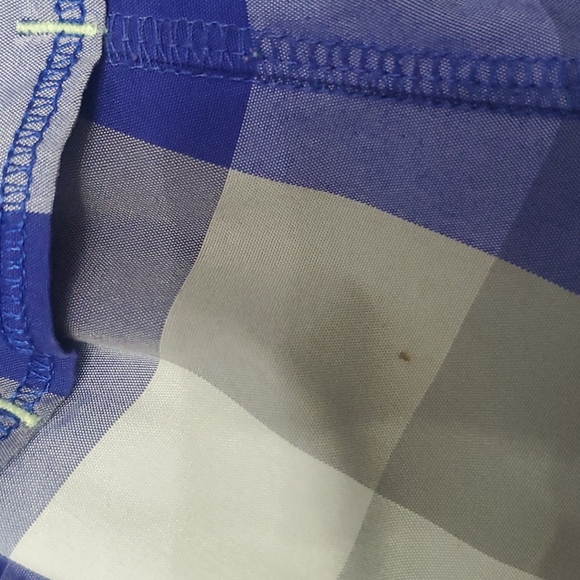 Lululemon purple plaid groovy run shorts size 4 - Picture 3 of 5